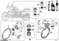 R1200GS 05-07 (K25) BRAKE SERVICE parts diagram