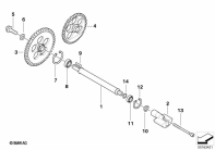 R1200GS 05-07 (K25) COMPENSATING SHAFT parts diagram