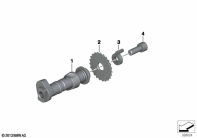 R1200GS 05-07 (K25) CAMSHAFT CAMSHAFT parts diagram
