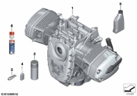 R1200GS 05-07 (K25) ENGINE parts diagram