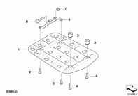 R1200GS 05-07 (K25) UNDERRIDE PROTECTION parts diagram