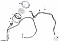 R1200GS 05-07 (K25) SUCKING JET PUMP WITH LINES parts diagram