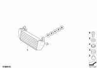 R1200GS 05-07 (K25) OIL COOLER parts diagram