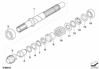 R1200GS 05-07 (K25) DRIVE SHAFT parts diagram