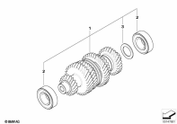 R1200GS 05-07 (K25) INTERMEDIATE SHAFT parts diagram