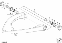 R1200GS 05-07 (K25) TRAILING ARM parts diagram