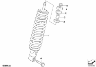 R1200GS 05-07 (K25) SPRING STRUT, FRONT parts diagram