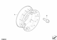 R1200GS 05-07 (K25) WHEEL HUB REAR parts diagram