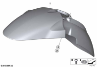 R1200GS 05-07 (K25) FRONT WHEEL COVER, LOWER parts diagram