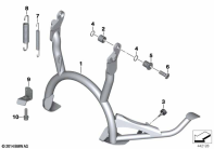 R1200GS 05-07 (K25) CENTER STAND parts diagram