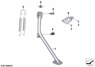 R1200GS 05-07 (K25) SIDE STAND parts diagram