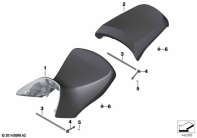 R1200GS 05-07 (K25) BENCH SEAT parts diagram