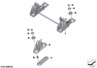 R1200GS 05-07 (K25) DUALSEAT LOCKING MECHANISM parts diagram