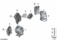 R1200GS 05-07 (K25) COMBINATION SWITCH AT HANDLEBAR parts diagram