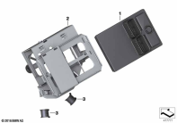R1200GS 05-07 (K25) CENTRAL CHASSIS ELECTRONICS parts diagram