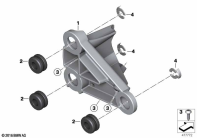 R1200GS 05-07 (K25) BRACKET F INSTRUMENT CLUSTER parts diagram