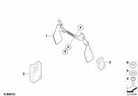 R1200GS 05-07 (K25) LICENSE PLATE BRACKET US / REFLECTORS parts diagram