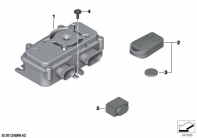 R1200GS 05-07 (K25) CONTROL MODULE FOR RDC - DWA/RDC parts diagram