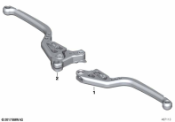 R1200GS 05-07 (K25) HAND LEVER, MACHINED parts diagram