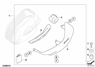 R1200GS 05-07 (K25) VALVE COVER GUARD, ALUMINUM parts diagram