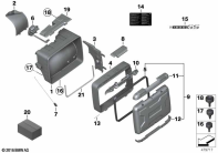 R1200GS 05-07 (K25) SINGLE PARTS, VARIO CASE parts diagram