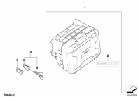 R1200GS 05-07 (K25) VARIO CASE parts diagram