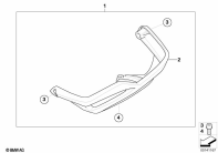 R1200GS 05-07 (K25) VALVE COVER GUARD, PLASTIC parts diagram
