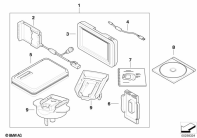 R1200GS 05-07 (K25) BMW MOTORRAD NAVIGATOR IV WORLD parts diagram