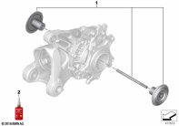 R1200GS 05-07 (K25) REAR AXLE COVER PANEL MACHINED parts diagram