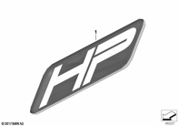 R1200GS 05-07 (K25) HP STICKERS parts diagram