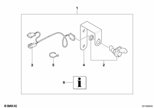 F650GS 01-04 (R13) RETROFIT KIT, SOCKET exploded view parts diagram