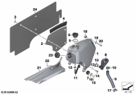 F650GS 01-04 (R13) LUBRICATION SYST., OIL TANK parts diagram