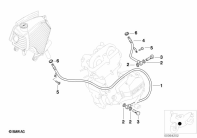 F650GS 01-04 (R13) LUBRICATION SYST., PIPES parts diagram