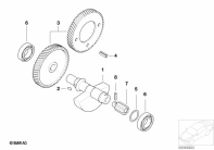 F650GS 01-04 (R13) COMPENSATING SHAFT parts diagram