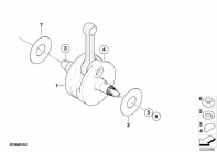 F650GS 01-04 (R13) CRANKSHAFT/CONNECTING ROD parts diagram
