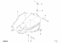 F650GS 01-04 (R13) ENGINE HOUSING COVER, LEFT parts diagram