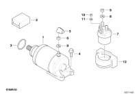 F650GS 01-04 (R13) STARTER parts diagram