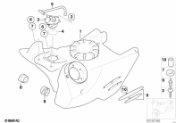 F650GS 01-04 (R13) FUEL TANK/ATTACHING PARTS parts diagram