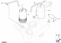 F650GS 01-04 (R13) ACTIVATED CHARCOAL FILTER/TUBING parts diagram