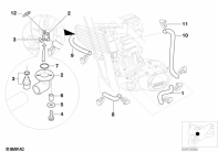 F650GS 01-04 (R13) RADIATOR HOSES/TEMPERATURE SENSOR parts diagram