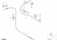 F650GS 01-04 (R13) BOWDEN CABLES parts diagram