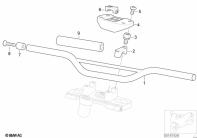 F650GS 01-04 (R13) HANDLEBAR parts diagram