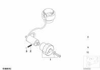 F650GS 01-04 (R13) SINGLE COMPONENTS FOR REAR SPRING STRUT parts diagram
