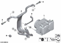 F650GS 01-04 (R13) PRESSURE MODULATOR ABS parts diagram