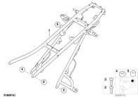 F650GS 01-04 (R13) REAR FRAME parts diagram