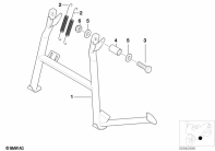 F650GS 01-04 (R13) CENTER STAND parts diagram