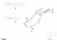 F650GS 01-04 (R13) TAIL TRIM parts diagram