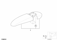 F650GS 01-04 (R13) FRONT WHEEL COVER, LOWER parts diagram