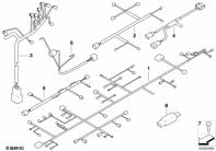F650GS 01-04 (R13) CABLE HARNESS parts diagram