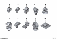 F650GS 01-04 (R13) TUBING SUPPORT parts diagram